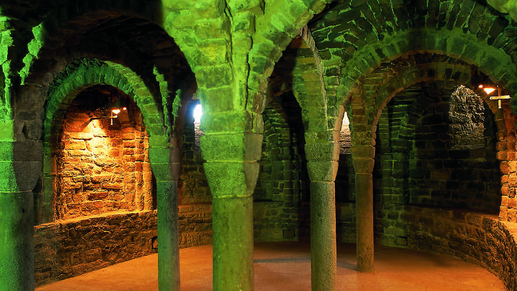 The crypt of the collegiate church