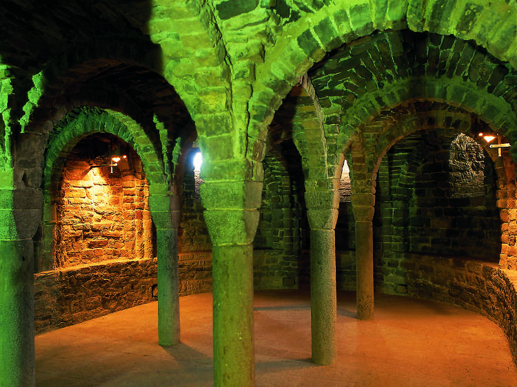 The crypt of the collegiate church