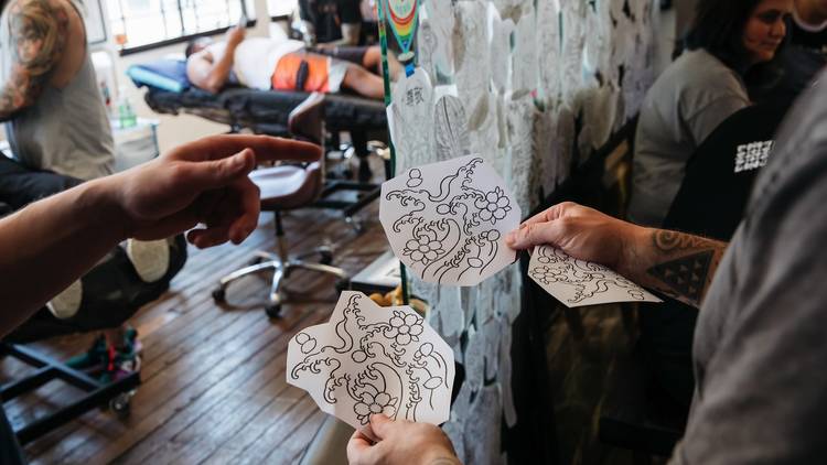 Tattoo artists designs at Little Tokyo Tattoo Palour