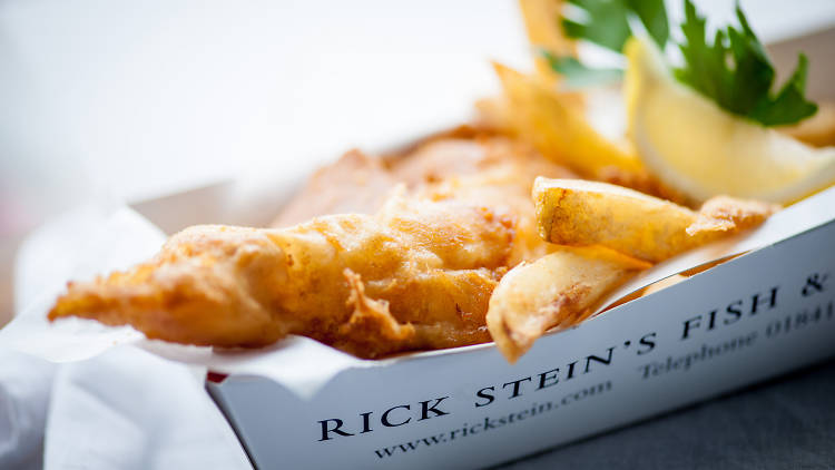 Stop for lunch at Rich Stein's Fish & Chips