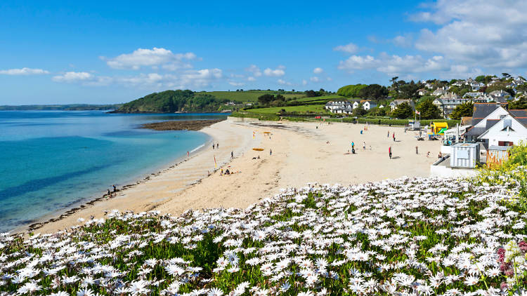 First up, head to Gyllyngvase Beach