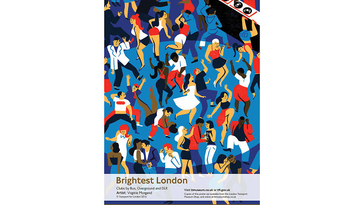 Brightest London (Clubs) poster