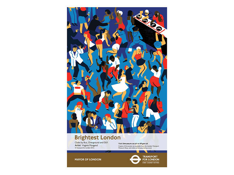 Brightest London (Clubs) poster