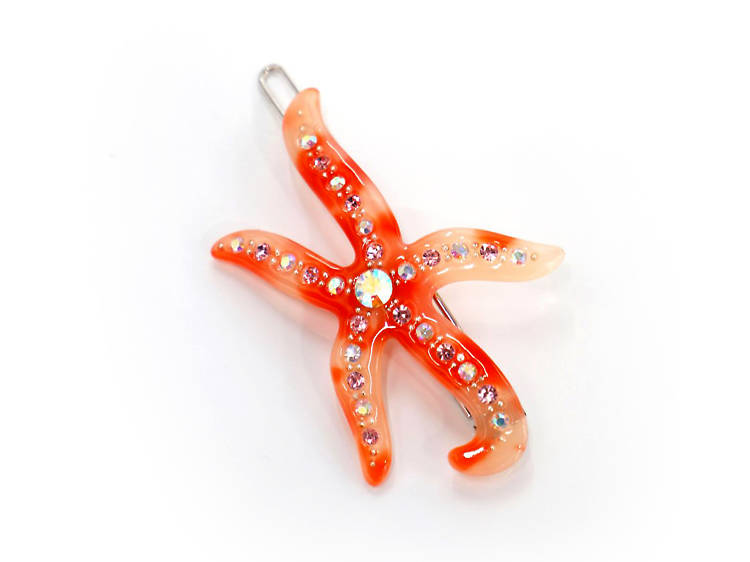 Seoul Import Starfish tortoise hair clip