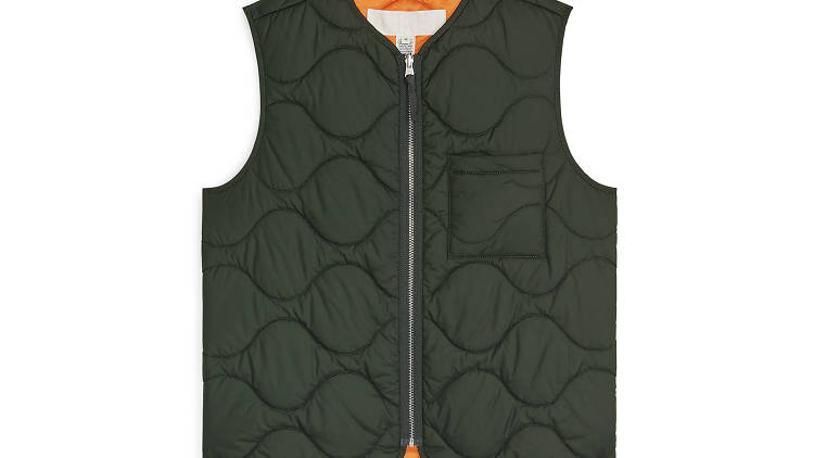 Quilted liner vest