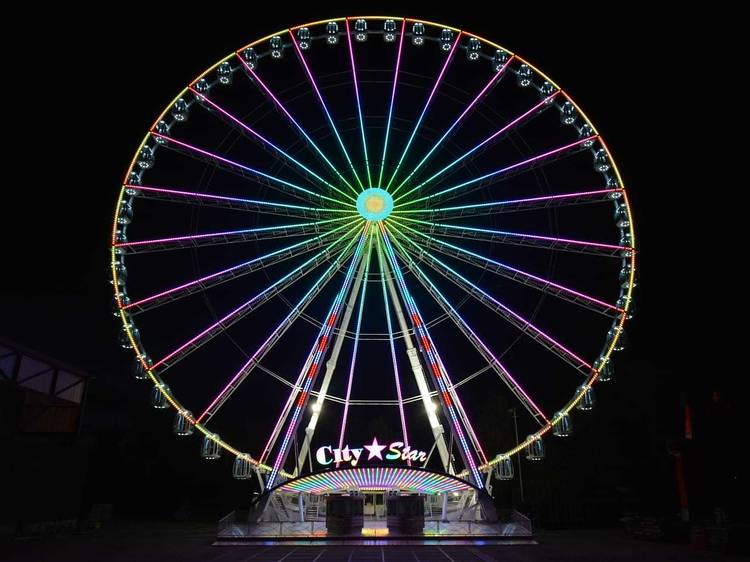 10am: go for a ride on the Giant Wheel