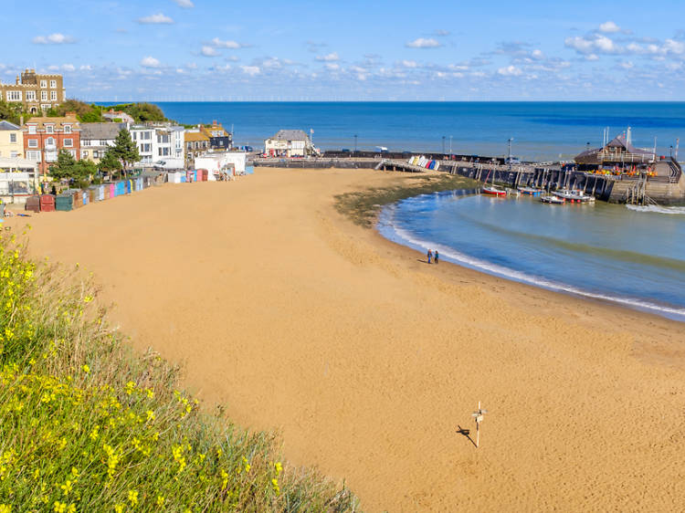 First up, stroll along the marvellous Broadstairs coast