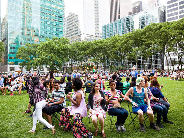 Dança das cadeiras em Bryant Park Dança das cadeiras em Bryant Park