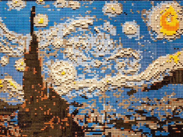 “The Art of The Brick” no New York Hall of Science, em Nova Iorque “The Art of The Brick” no New York Hall of Science, em Nova Iorque