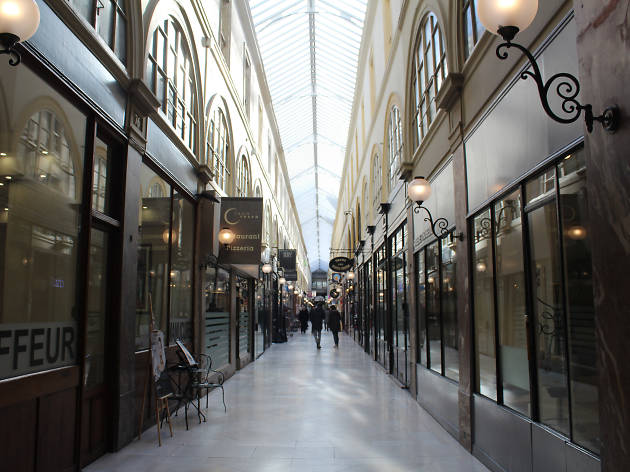 Passage Choiseul Inside the Passage Choiseul covered passage in the 2nd arrondissement of Paris