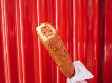 Hot-Link Corn Dog Hot-Link Corn Dog