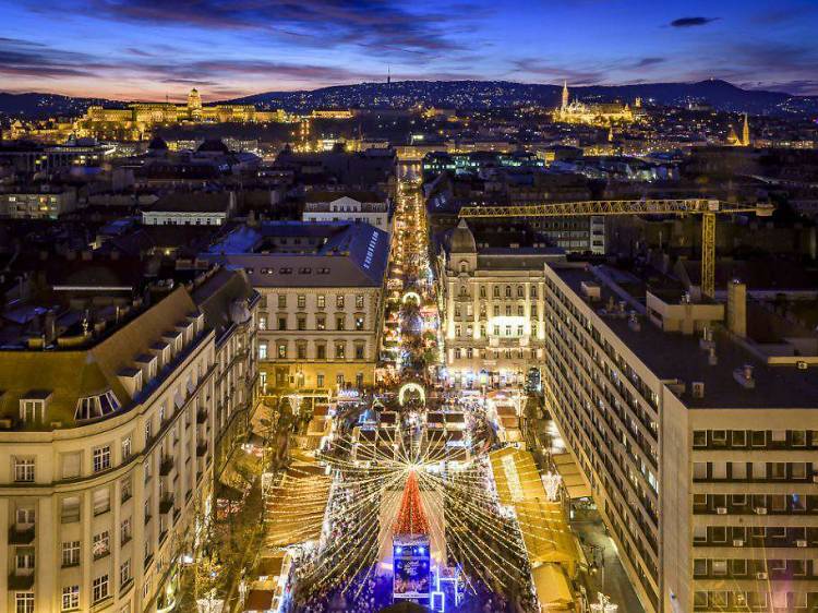 Adventi ünnep a Bazilikánál (Hungria)