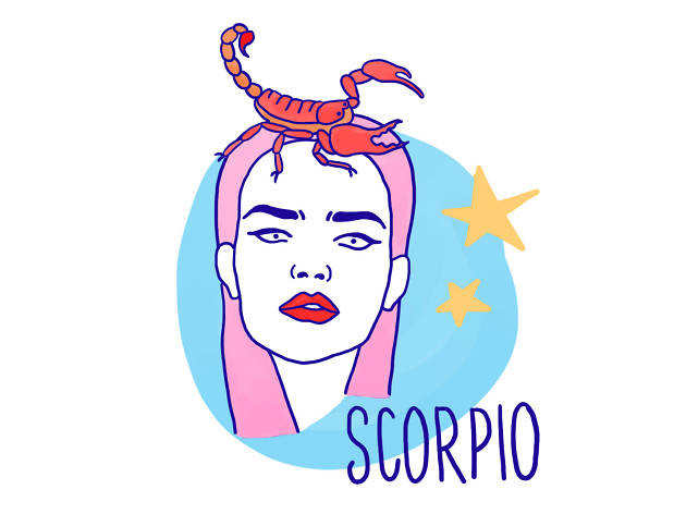 Scorpio astrological illustration Scorpio astrological illustration