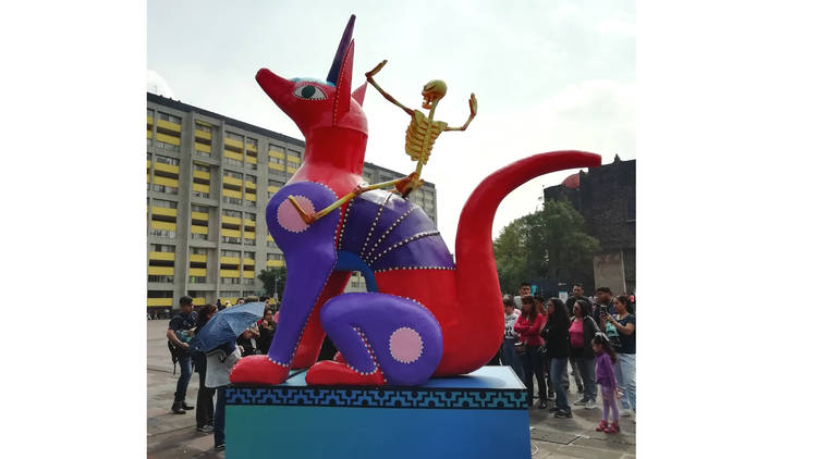 Viaje al Mictlán en Tlatelolco (Foto: Orianna Martínez)