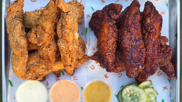 TenderFest chicken tender festival LA Fuku David Chang fried chicken