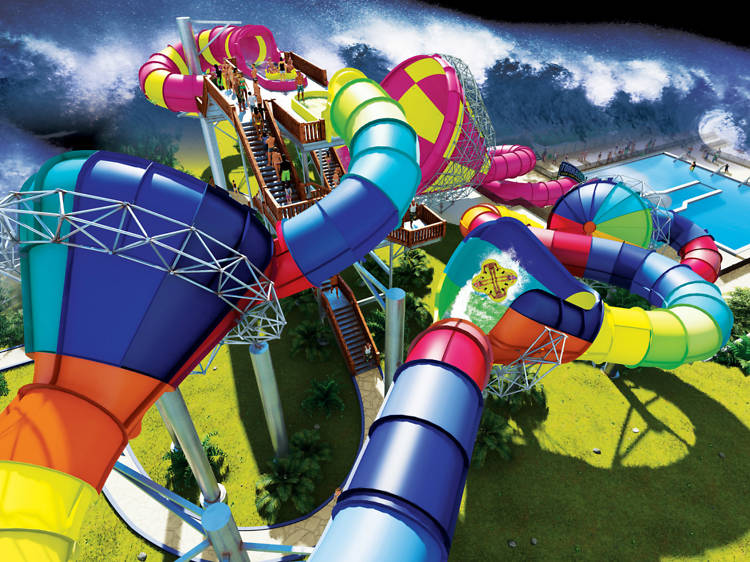 Adventure Park's new $4 million waterslide is only one of two in Australia