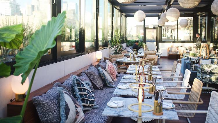 Hoxton Hotel rooftop restaurant DTLA Pilot Los Angeles