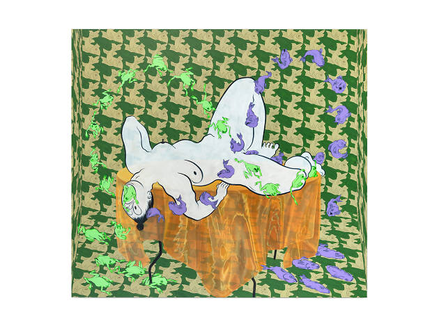 Ebecho Muslimova, Fatebe Deep Frog Organza, 2019 Ebecho Muslimova, Fatebe Deep Frog Organza, 2019