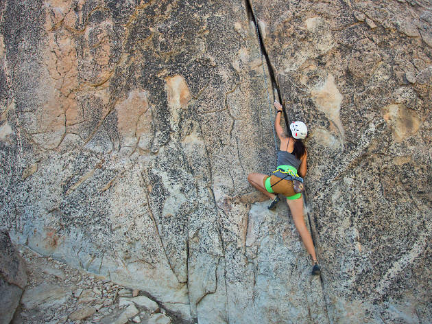 rock climbing