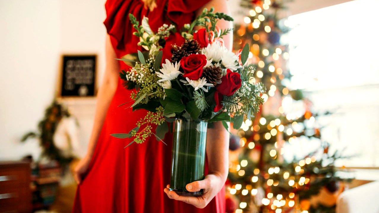 flowers delivered in time for christmas