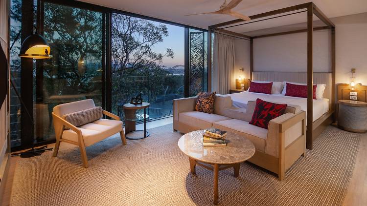 A suite at Taronga Zoo's new Wildlife Retreat