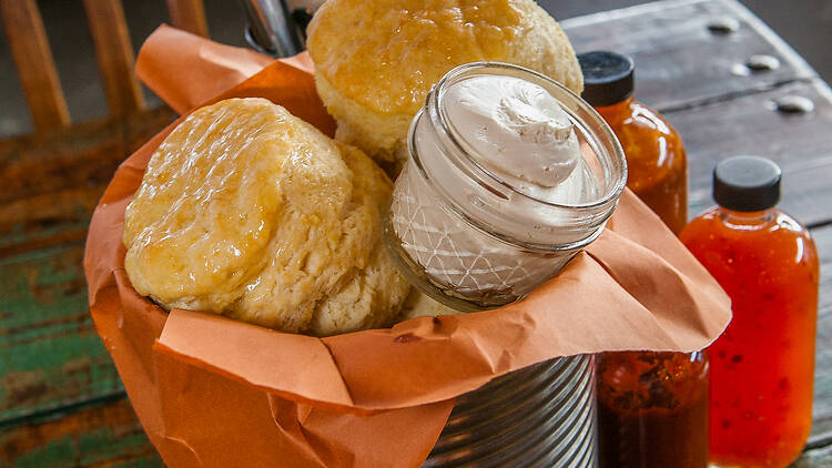 Sweet Cheeks: Bucket o’ Biscuits & Honey Butter