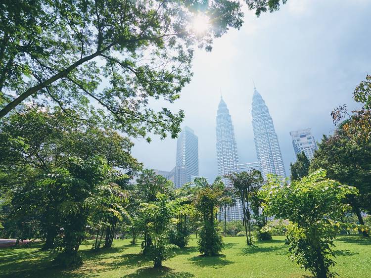 Breathe deep at KLCC Park