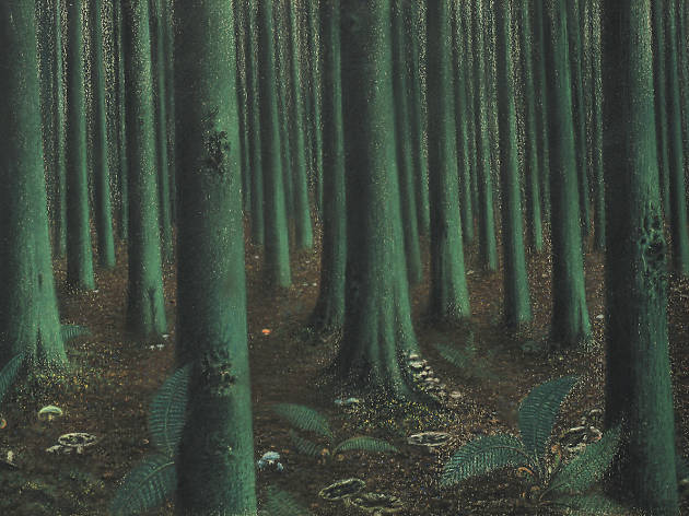 'Intérieur de forêt' (1894), de William Degouve de Nuncques 'Intérieur de forêt' (1894), de William Degouve de Nuncques