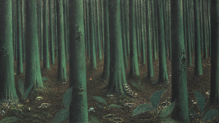 'Intérieur de forêt' (1894), de William Degouve de Nuncques