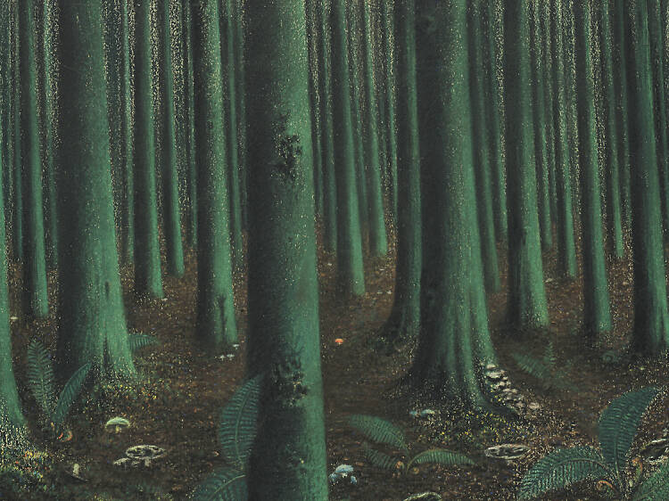 'Intérieur de forêt' (1894), de William Degouve de Nuncques