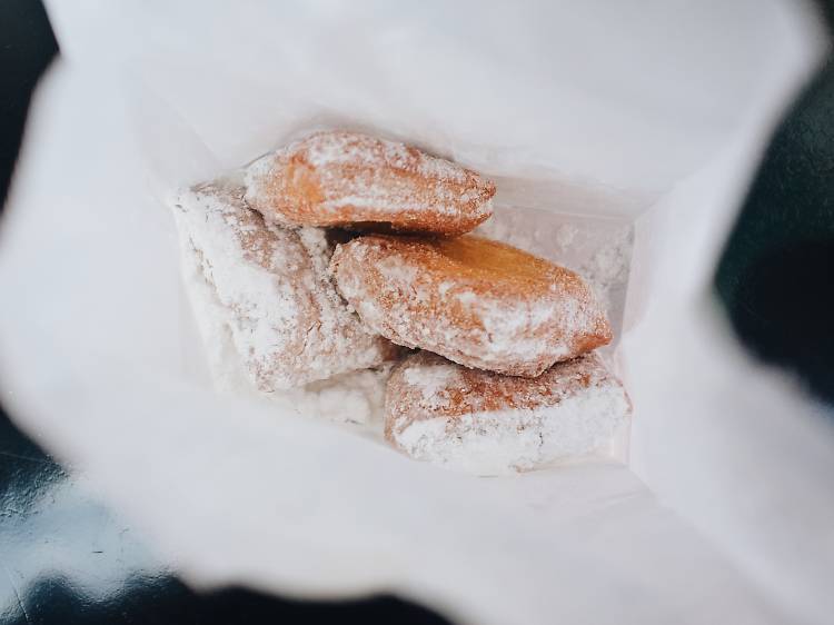 Beignets at Jazz Kitchen Coastal Grill & Patio/Beignets Expressed