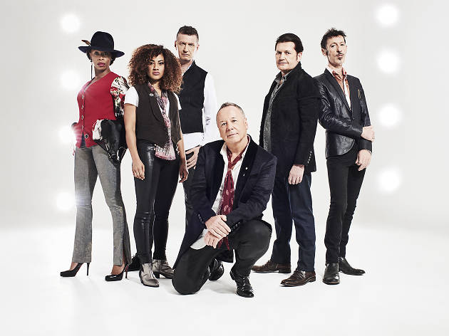 Simple Minds Simple Minds press shot of the full band.
