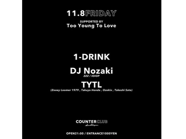 1-Drink , DJ Nozaki , TYTL 1-Drink , DJ Nozaki , TYTL