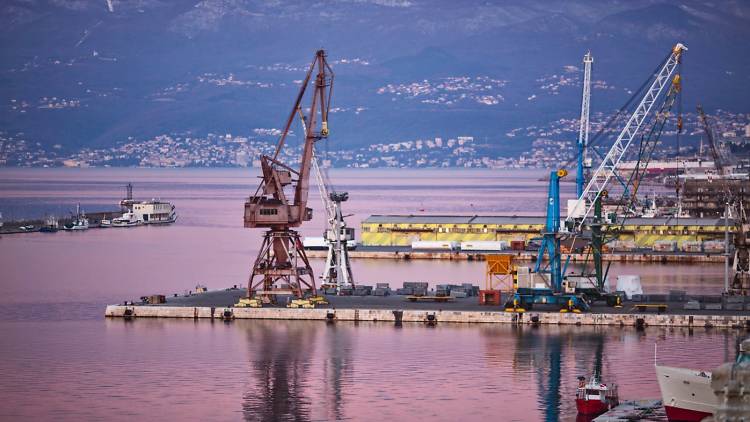 Rijeka's harbour