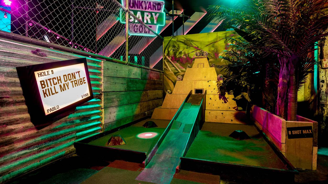 Junkyard Golf Club Things to do in Brick Lane, London