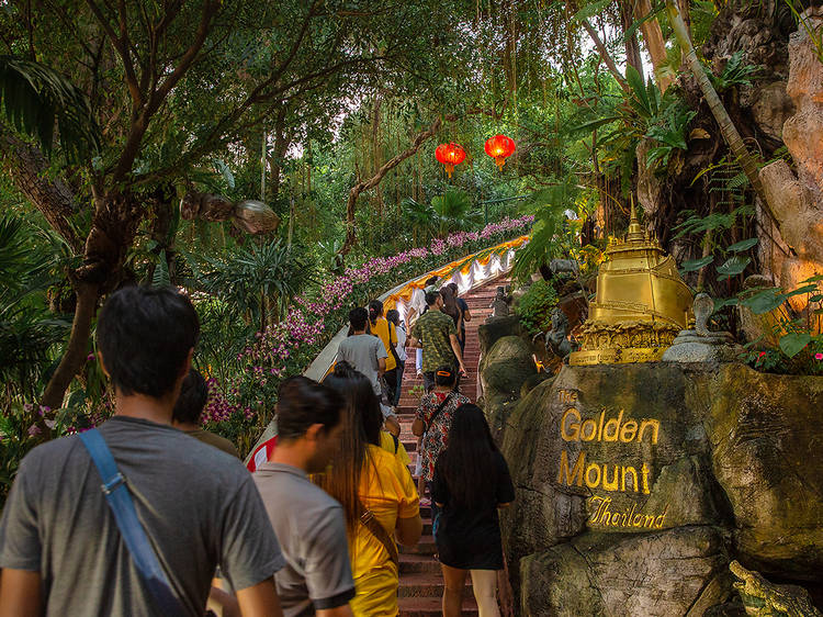 The Golden Mount at Wat Sra Ket
