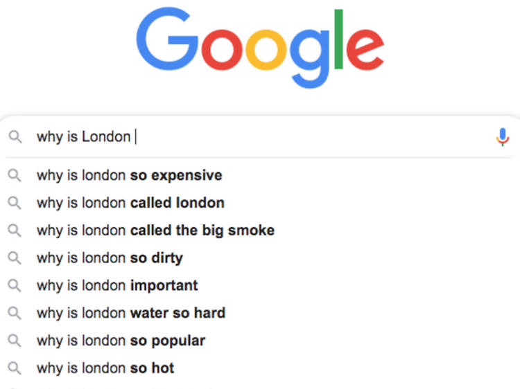 Most Googled questions about London. Google and the Google logo are registered trademarks of Google LLC, used with permission