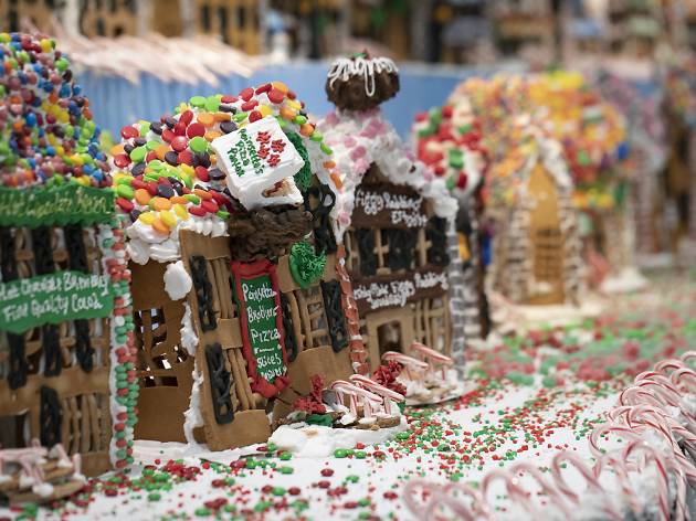 GingerBread Lane at the New York Hall of Science Gingerbread Lane at NySci