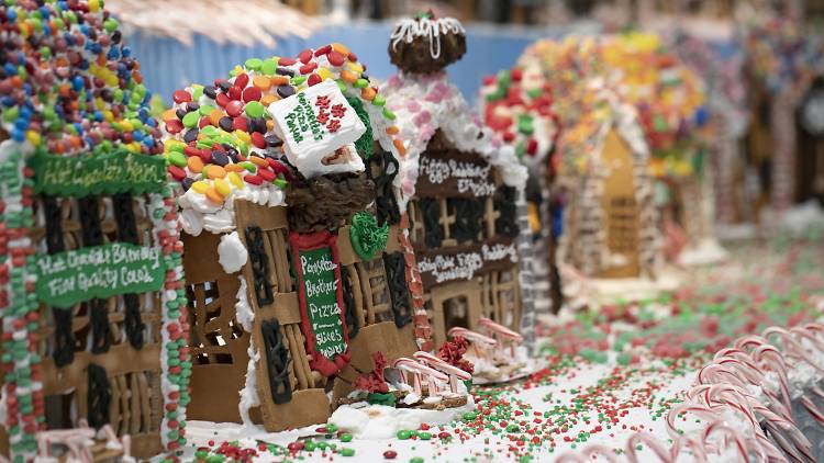 Gingerbread Lane at NySci