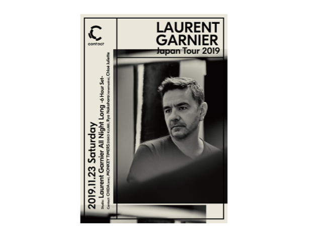 Laurent Garnier Japan Tour 2019 Laurent Garnier Japan Tour 2019