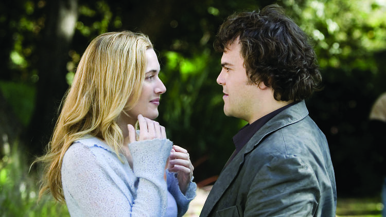 KATE WINSLET and JACK BLACK star as Iris and Miles in THE HOLIDAY.