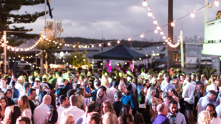 People dancing at Watsons Bay Boutique Hotel.