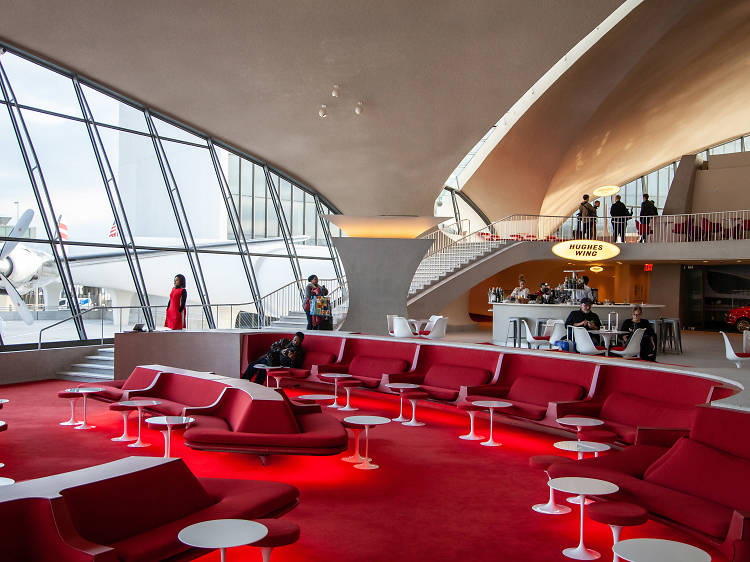 Spend an evening at the Swinging Sixties-themed TWA Hotel