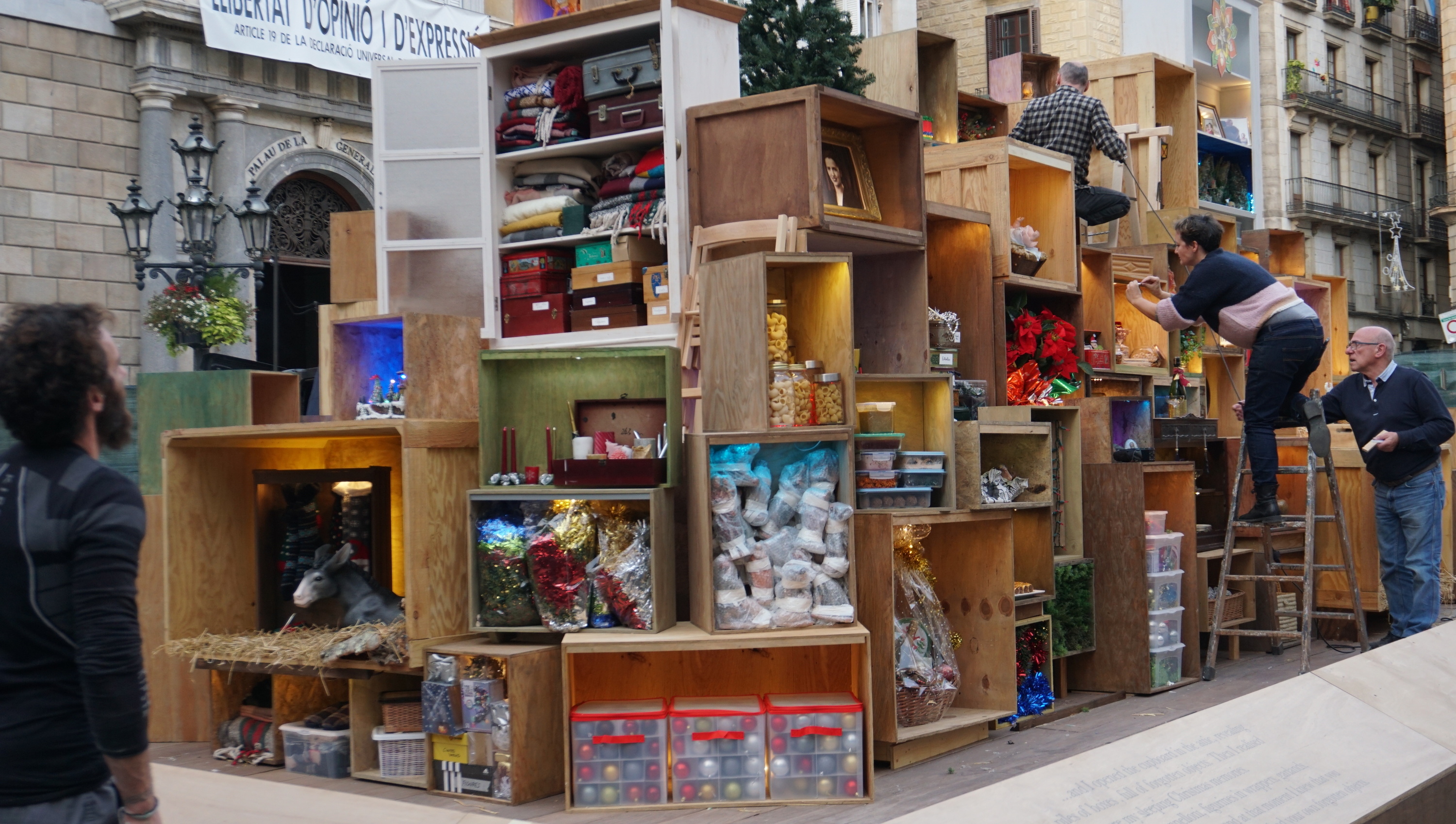Pessebre de plaça Sant Jaume 2019