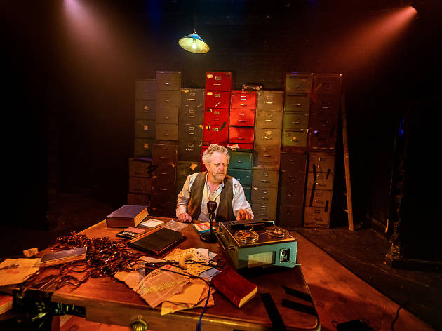 Krapp's Last Tape Red Line Productions 2019 supplied Krapp's Last Tape Red Line Productions 2019 supplied