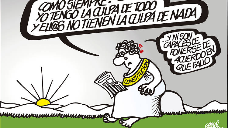 La Constitución por Forges 