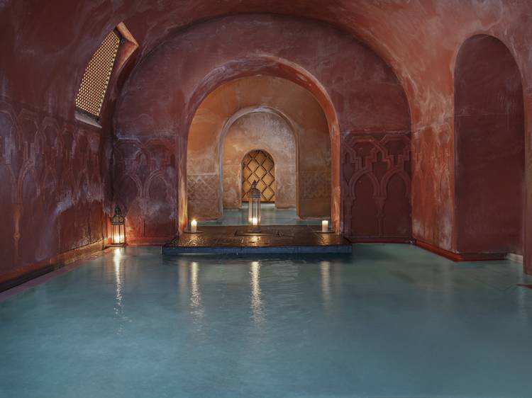 Entrada y masaje relajante en Hammam Al Ándalus