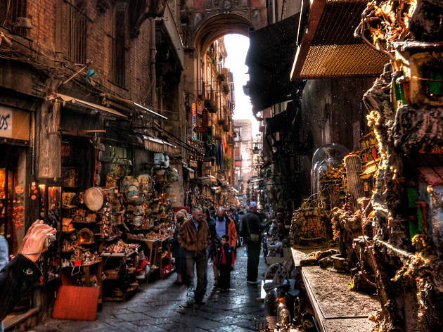 Via San Gregorio Armeno in Naples