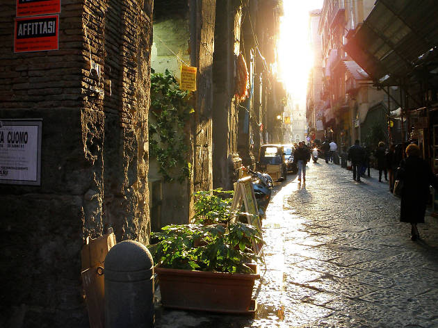 Via dei Tribunali in Naples