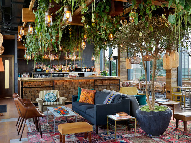 the nest rooftop bar treehouse hotel london